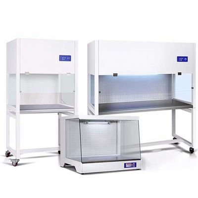 45dB Tabletop ελασματική κουκούλα ροής με το UV φως αντιδιαβρωτικό