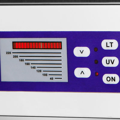 45dB Tabletop ελασματική κουκούλα ροής με το UV φως αντιδιαβρωτικό